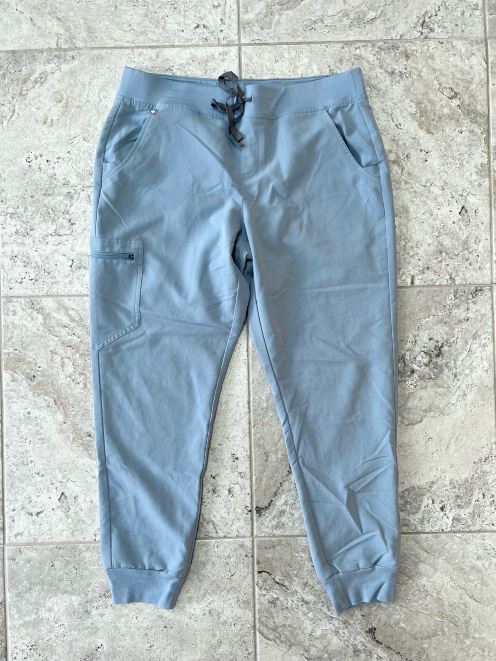 FIGS Zamora Jogger Scrub Pants Limited Edition Dusty Blue (PO# 3127), size Large